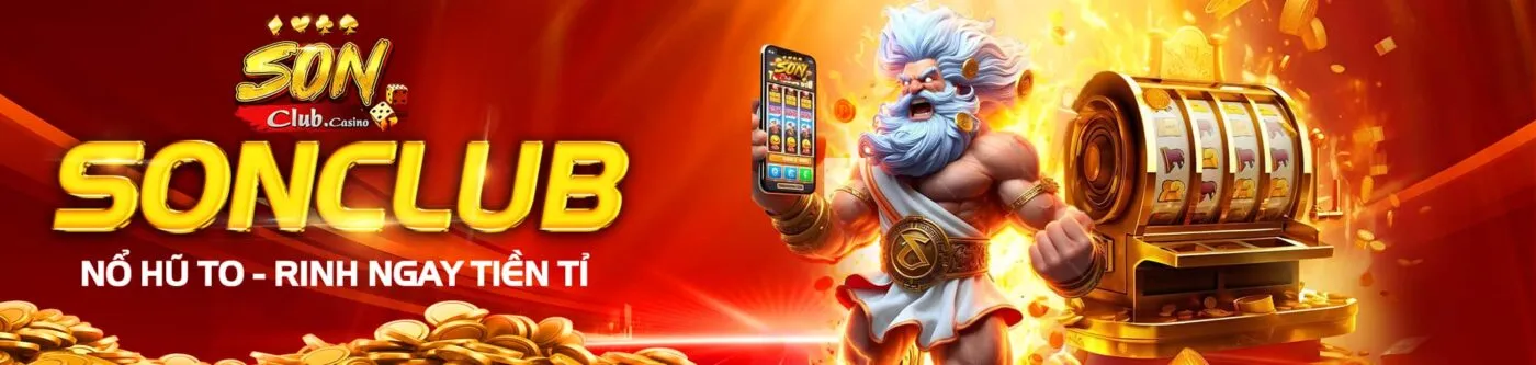 SonClub | Tải SonClub iOS/APK Cổng Game Bài Đẳng Cấp 3 banner sonclub
